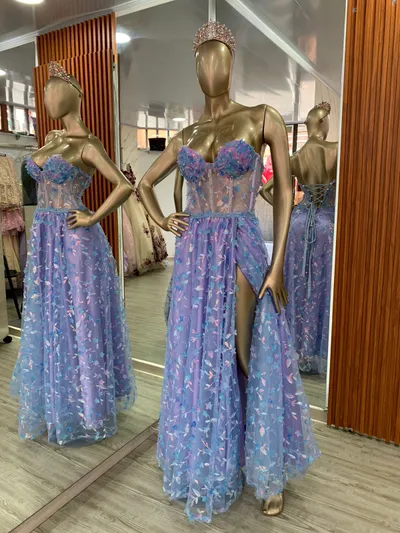 Vestido quinceanera: Cielo Azul