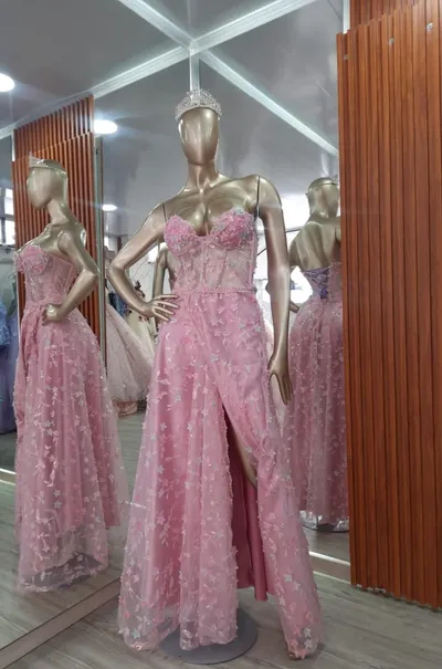 Vestido quinceanera: Sueño Rosa